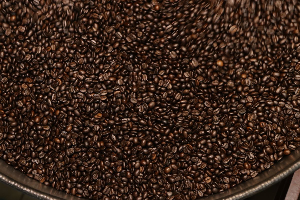 cà phê Sơn La rang mộc nguyên chất hạt Arabica rang vừa tới